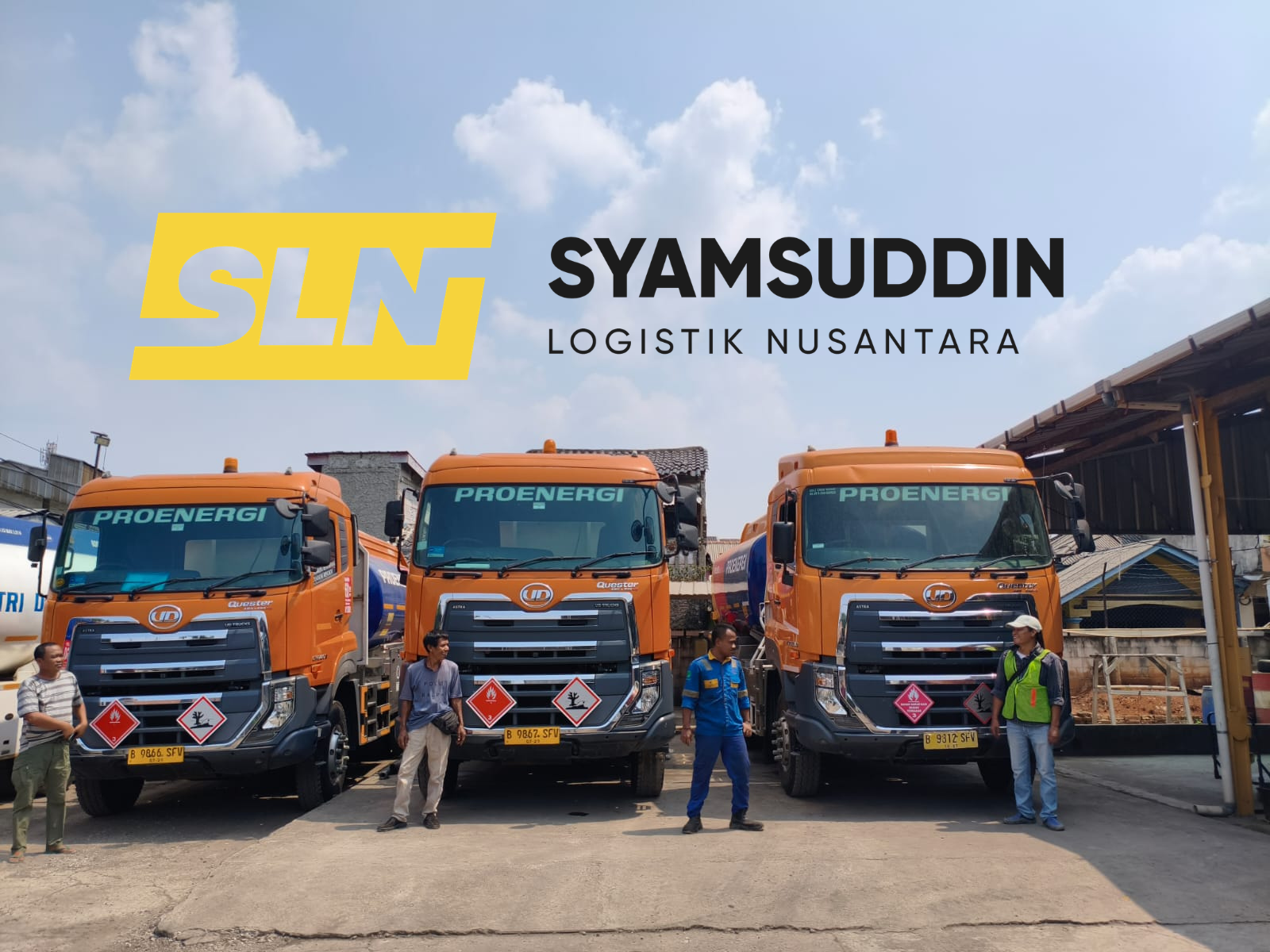 Proses pengambilan unit truk di pool asal Jabodetabek